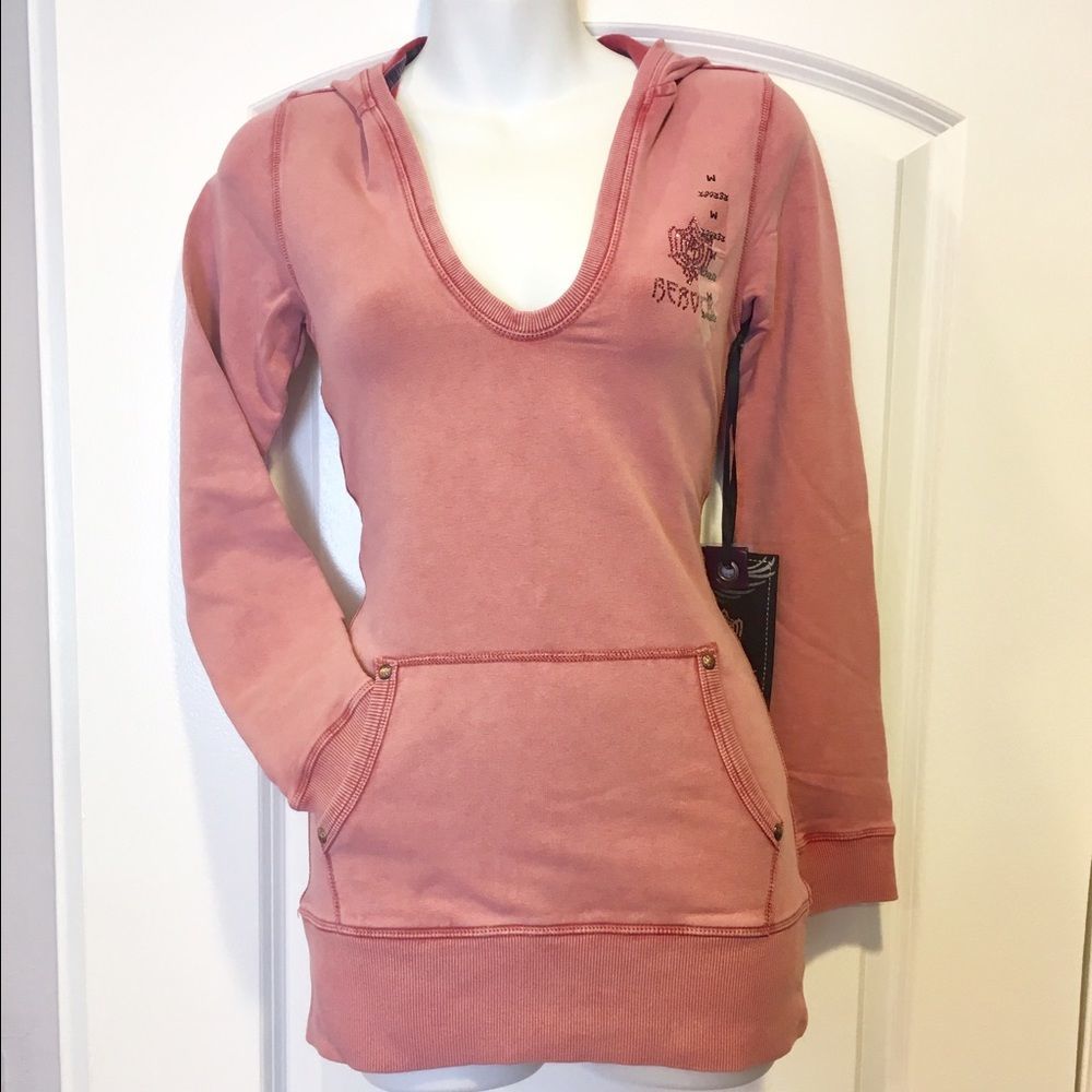 COPY - Rerock pink hoodie sweatshirt